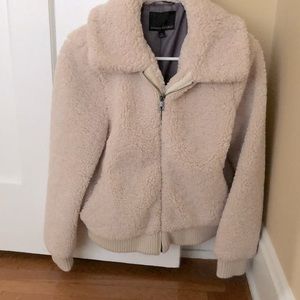 Cream teddy coat